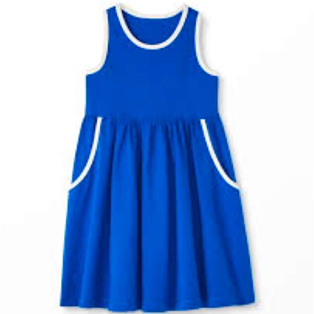 Hanna Andersson Girls Racerback Tank Dress 10